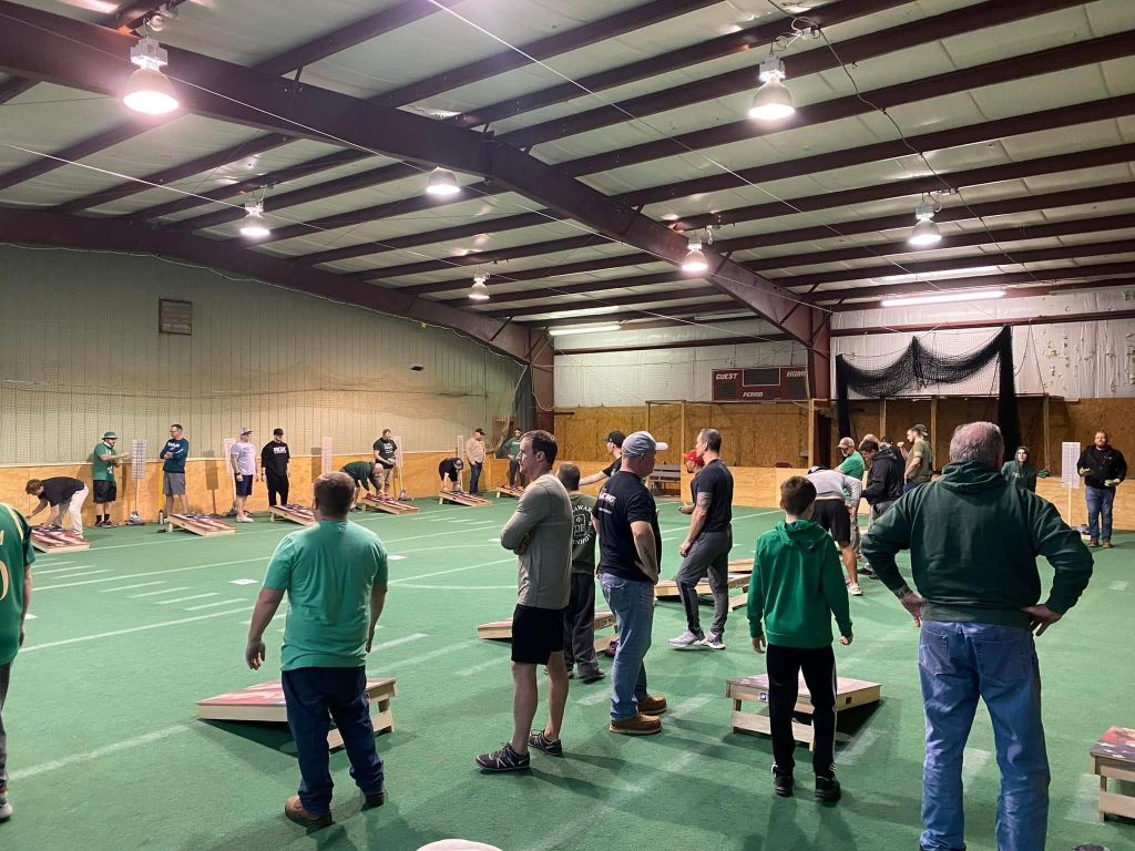 Cornhole fundraiser university