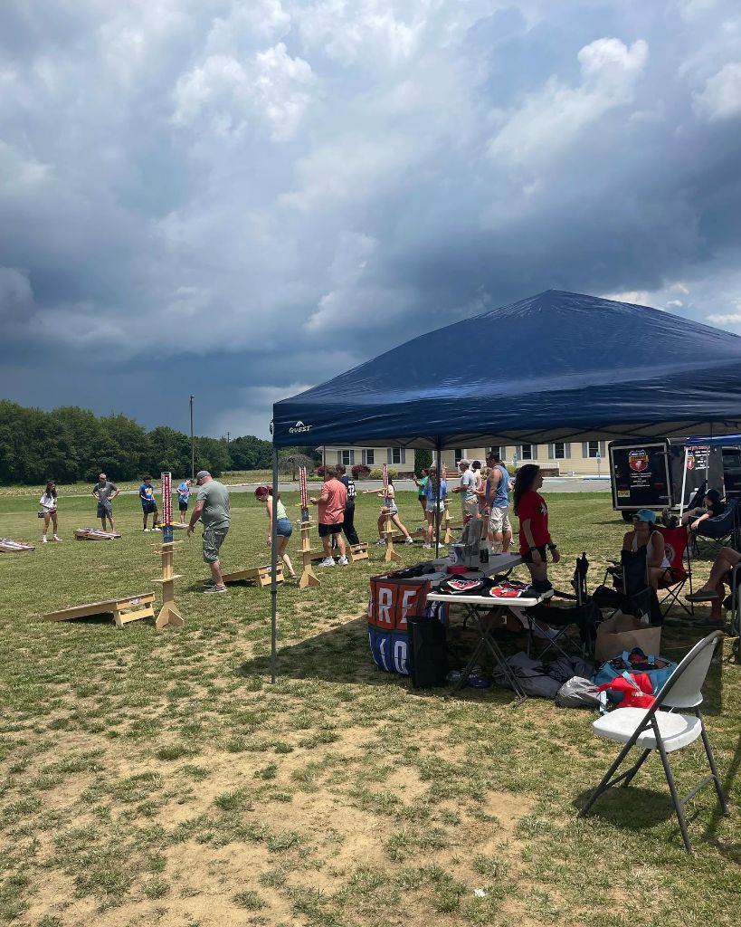 Professional cornhole tournament